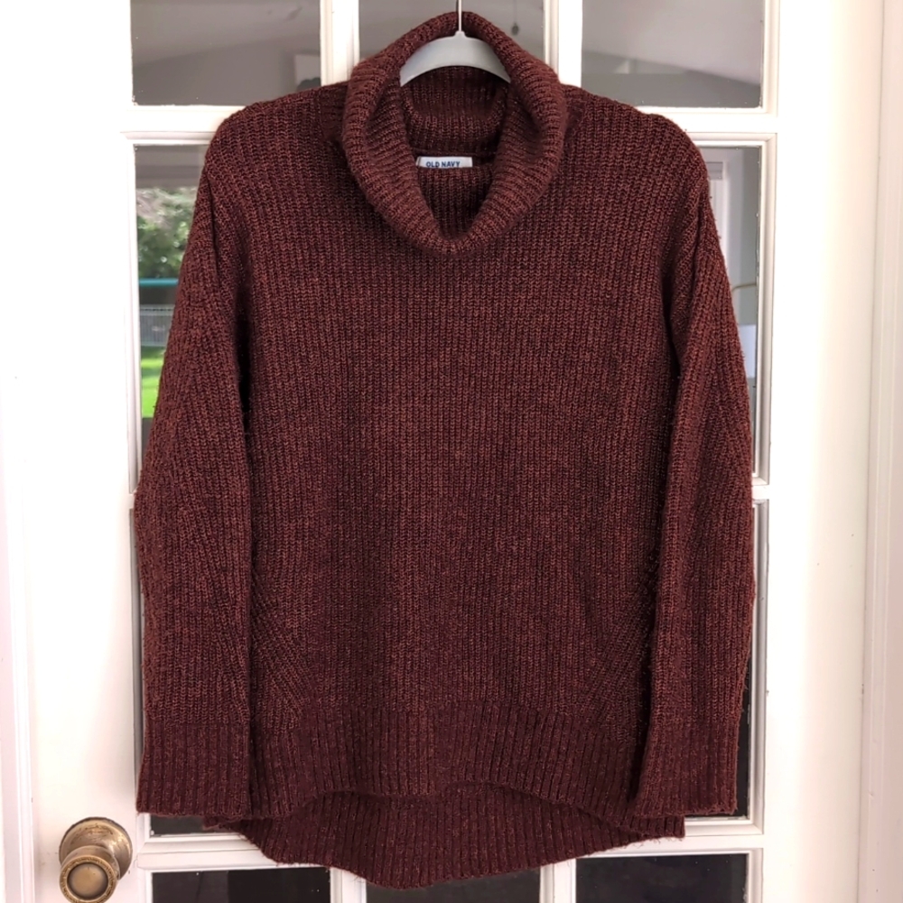 Women's Old Navy Small Cowl Neck Sweater Fall Winter Soft Cozy Warm